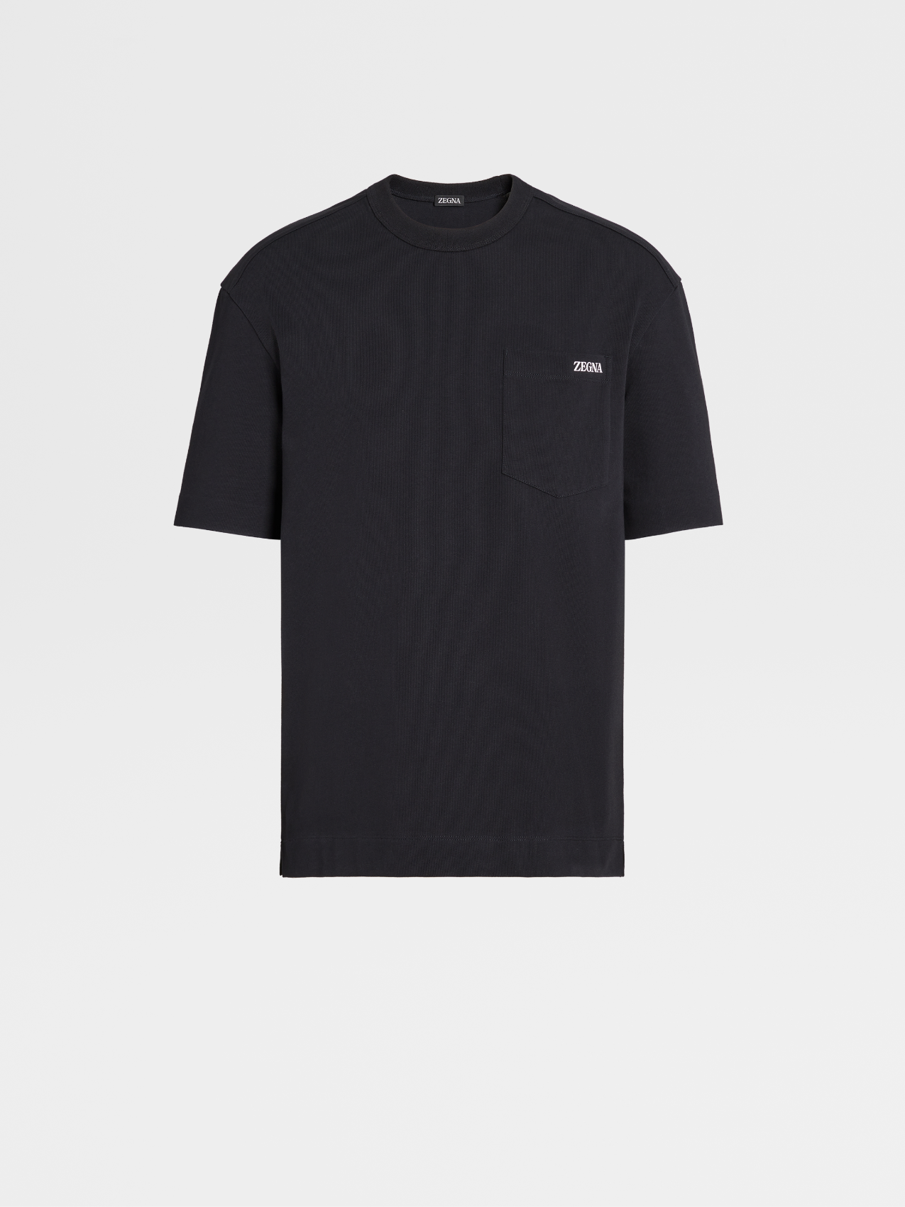 Black Pure Cotton Short-sleeve T-Shirt